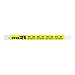 500 WristCo Over 21 Neon Yellow Tyvek Wristbands for Events - ¾” x 10” - Waterproof Recyclable Comfortable Tear Resistant Paper Bracelets Wrist Bands for Concerts Festivals Admission Party