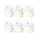eufy Lumi Plug-in Night Light, Warm White LED Nightlight, Dusk-to-Dawn Sensor, Bedroom Bathroom, Kitchen, Hallway, Stairs, Energy Efficient, Compact, 6-Pack, primary
