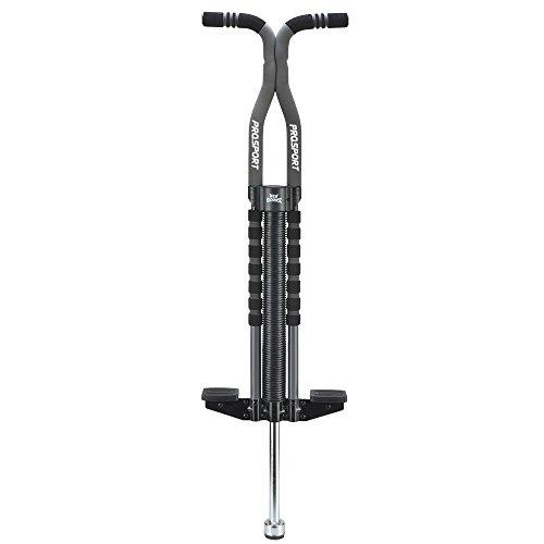 New Bounce Soft, Easy Grip Pro Sport Pogo Stick for Ages 9 and up (Black & Charcoal)