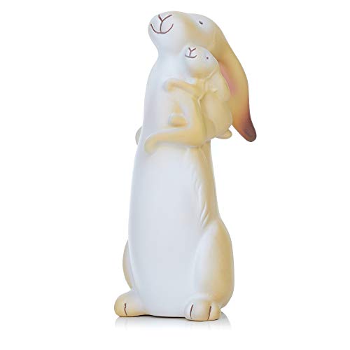 Guess How Much I Love You All Natural Rubber Squeaky Bunny Teether, 6.