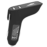 Dual USB Car Charger Adapter, SOMOSTEL Safety Seat Belt Cutter, Window Hammer Breaker Auto Emergency Escape Tool Life-Saving Kit Compatible for Galaxy S10 S9 S8, Note 9, LG G6 G7 Z4, OnePlus 7 Pro