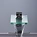 Greenspring Bathroom Faucet Chrome Waterfall Modern Deck Mount One Handle Lavatory Glass Spout Single Hole Plumbing Fixtures Unique Designer