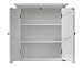 Elegant Home Fashion Vera 2-Door Wall Cabinet, White