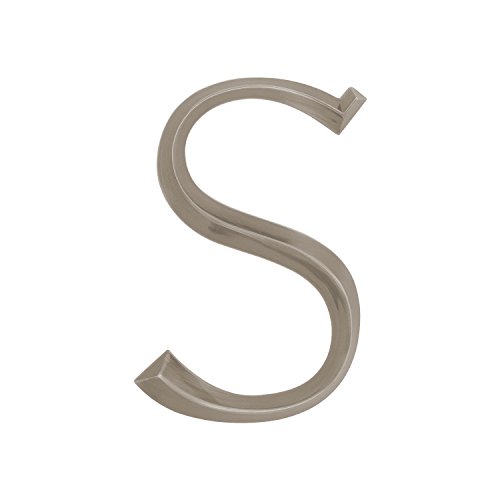 Whitehall Products Classic 6 Inch Letter - S -Nickel, 6 Inch