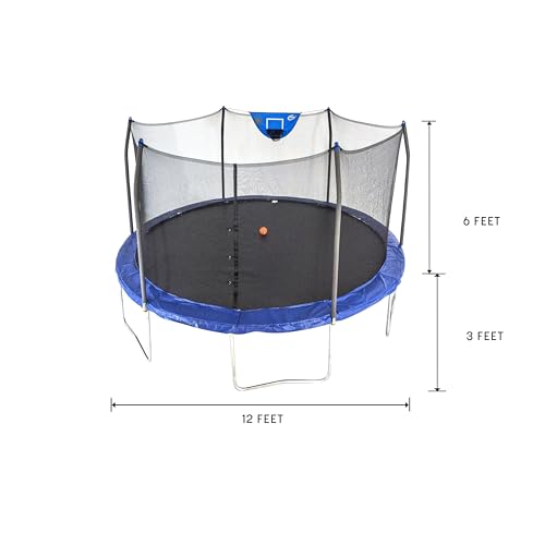 SKYWALKER TRAMPOLINES Jump N' Dunk 8 FT, 12 FT, 15 FT, Round Outdoor