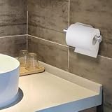 YUET Self-Adhesive Toilet Paper Holder SUS-304 Stainless Steel Brushed view 8