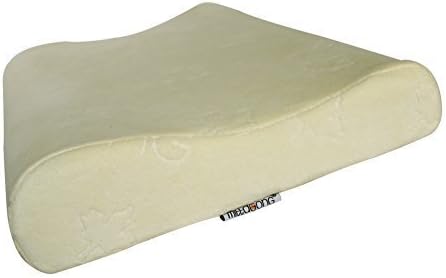 Mittagong Kids Sleeping Head Support Memory Foam Toddler Pillow with Case,Yellow