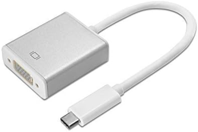 Eriotpy USB 3.1 Type-C Male Connector to VGA Female Digital AV Adapter Converter with Aluminum Case for Apple MacBook Laptop