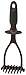 Norpro Black Nylon 11 Inch Potato Masher, 3.75 x 3.5 x 11