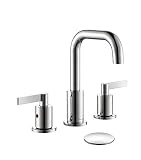TimeArrow TAF288S-CP Two Handle 8 inch Widespread Bathroom Sink Faucet with Pop-Up Drain, Chrome