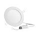 DELight 6 Pack 6 Inch LED Recessed Lighting 3CCT Ultra-Thin Ceiling Light 3000K/4000K/6000K Selectable 12W Eqv 100W 960LM Canless Downlight Living Room Hotel Retrofit Fixtures