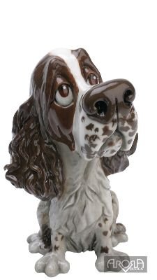 Little Paws 301Ben Springer Spaniel Liver & White Figurine