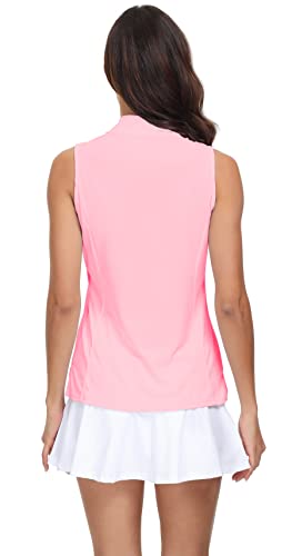 TRENDIMAX WOMENS 2 PACK GOLF SHIRT V NECK QUICK DRY POLO SHIRTS ATHLETIC TENNIS WORKOUT TANK TOPS FOR WOMEN