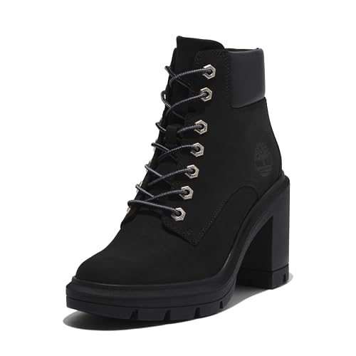 Timberland Women’s Allington Heights 6 Inch Boot, Jet Black, 6 Medium