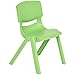 Amazon Basics 12 Inch School Classroom Stack Resin Chair, Assorted Color, 6-Pack