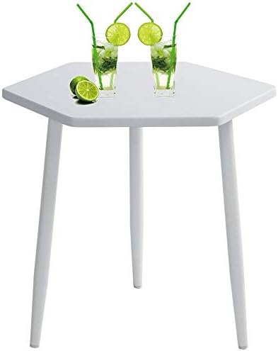 ASUUNY Coffee Table End Side Table Night Table Hexagon Corner Table Matt Modern Style ALSC