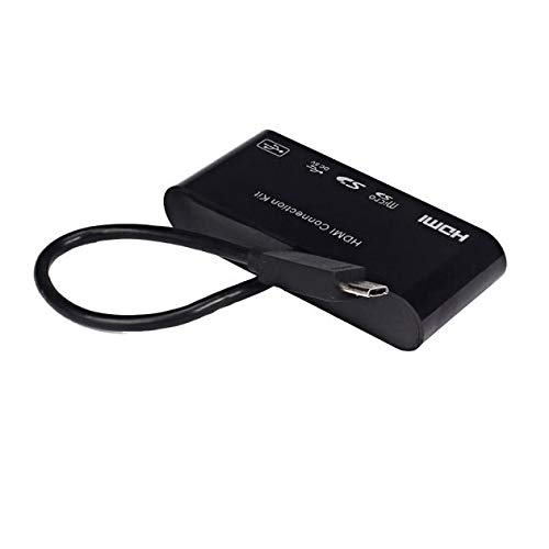 5in1 Micro USB MHL to HDMI HDTV Adapter USB OTG SD Card Reader Kit
