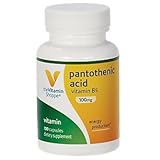 the Vitamin Shoppe Pantothenic Acid 100 MG Capsules