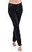 PajamaJeans Jeans for Petite Women - Pull On Jeans Petite, Black, L