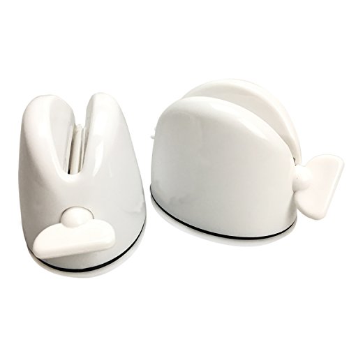 SCStyle Multipurpose Plastic Rolling Toothpaste Tube Squeezer Dispenser Beauty Creams and Ointments Daily Living Easy Tube Squeezer Toothpaste Seat Holder- 2 Pack