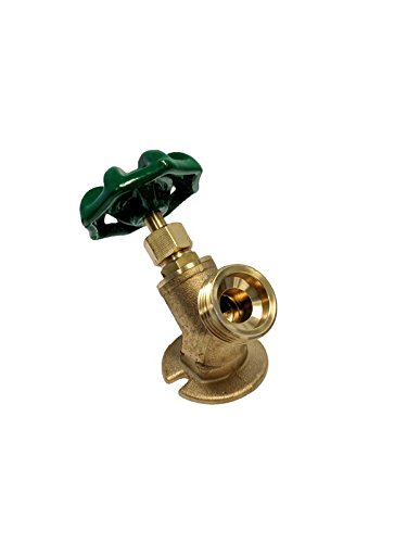 Libra Supply 1/2'', 1/2 inch, 1/2-inch No-Kink Flanged Sillcock Female Hose Bibb, FIP x GHT, (Click in for more size options), Commercial Grade Copper Fitting