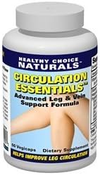 Circulation Essentials Varicose Vein Formula with Diosmin for Aching, Swollen Legs - 60 Vegicaps by Healthy Choice Naturals