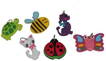 ASAH Cute Animal Charms for Looming 6pce will Suit All Type of Loombands