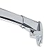 Preferred Bath Accessories 113-5SS Modern Curved Shower Rod, 5-Feet, Polished Chrome Finish