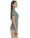 Ladies' 4.4 oz., 100% Organic Cotton Short-Sleeve V-Neck T-Shirt M BLUE SAGE