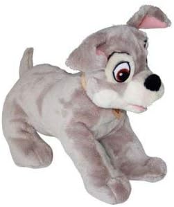 Otto Peluche Disney Chien Gris Le Clochard 26 Cm Doudou