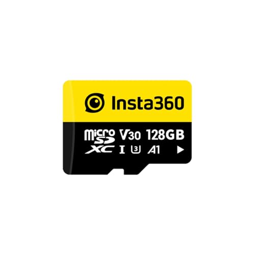 Insta360 128GB microSDXC Memory Card, V30, A1, UHS-I, 90 MB/s Read/Write Speed