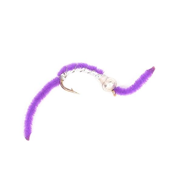 Trout-Fly-Assortment-3-San-Juan-Worm-Power-Bead-1-Dozen-Wet-Nymph-Fly-Fishing-Flies-Collection