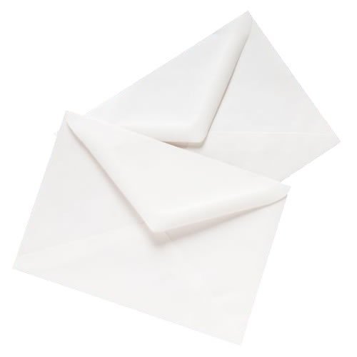 50 7" x 5" White Envelopes for Greetings Cards 184mm x 133mm Free Post - 100gsm Premium Thickness