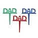 Father's Day Dad Cupcake Picks - 24 ct