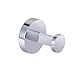 KES BRASS Shower Hook Single Wall Hook Towel/Robe Clothes Coat Hook for Bathroom Kitchen Garage Heavy Duty Contemporary Style Wall Mounted, Polished Chrome, A1061
