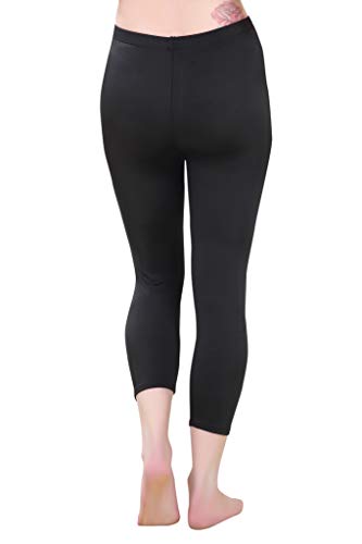 ROVARS Female Swimwear Solid Swim Capri 4 ROVARS Female Swimwear Solid Swim Capri - Image 4