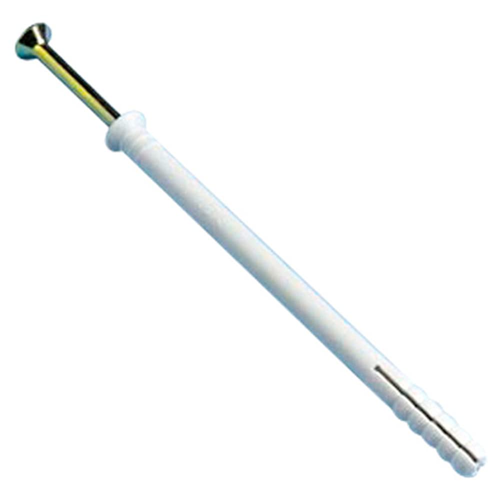 Merriway BH05919 (20 Pcs) Hammer Type Solid Wall Fixing with Nylon Plug, M8 x 135mm (5/16 inch x 5.3/8 inch) - Pack of 20 Pieces