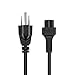 IBERLS [UL Listed] AC Cable 3 Prong Mickey Mouse Plug Replacement LG TV Power Cord for 60LB6100/ 55LB5900/ 55GA6400/ 50LN5100/ 55LA6205/ 447LN540/ 32LN5310/ 47LA6900/ 32LN5700 Product
