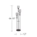 Modern Industrial Standing Floor Lamp LED Edison 3-Light 66 3/4