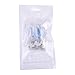 BCP Transparent Windshield Plastic Parking Ticket Holder Clip with Adhesive Tape -5 Packs