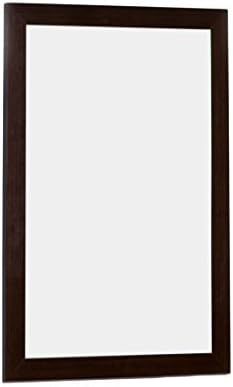 American Imaginations AI-6-1163 Modern Plywood-Melamine Wood Mirror, 21.5-Inch x 31.5-Inch, Wenge Finish by American Imaginations