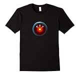 Mens HAL 9000 Artificial Intelligence T-Shirt Large Black