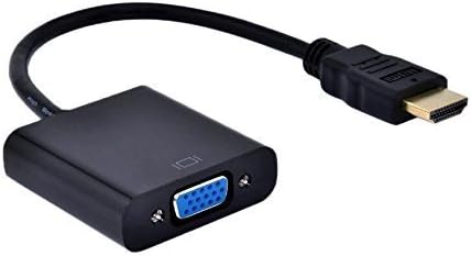 HDMI Input to VGA Adapter Converter For PC Laptop NoteBook HD DVD - Black