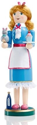 Holiday Lane 14" Wood Alice in Wonderland Nutcracker