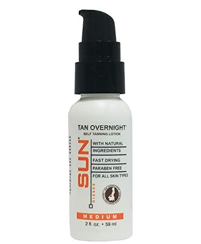 Self Tanning Mitt Applicator with Tan Overnight Self Tanning Lotion 2 oz