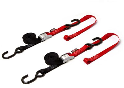 Powertye Mfg. Tiedown Cam 1"W/Tye Red 23621