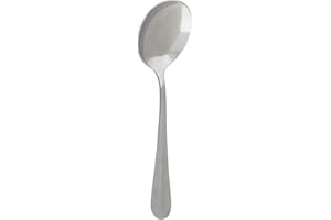 Winco 0015-04 12-Piece Lafayette Bouillon Spoon Set, 18-0 Stainless Steel