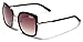 Giselle Oversized Square Women's Vintage Fashion Statement Sunglasses Medium-Large
