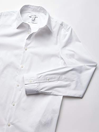 calvin klein white button up