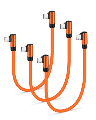 COOLSELL Silicone USB C Cable Short Right
